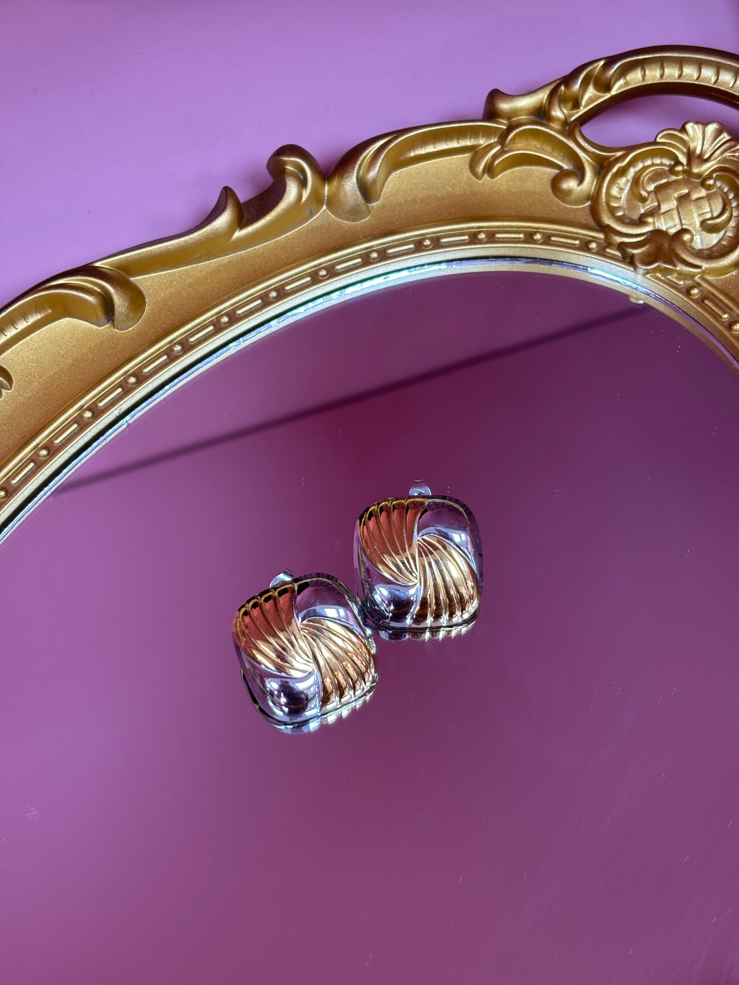 Orecchini Twist dorato