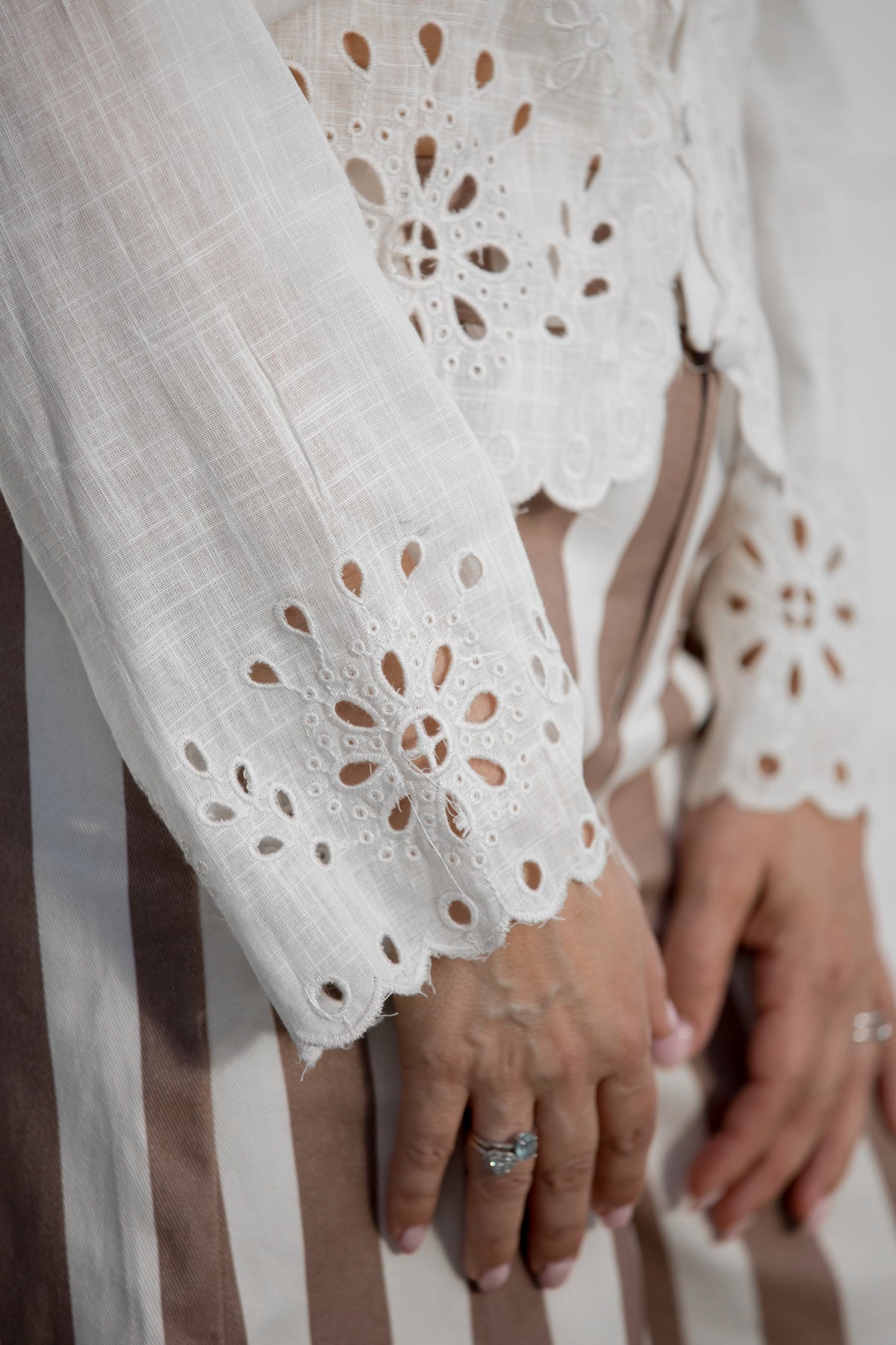 Camicia Sangallo avorio