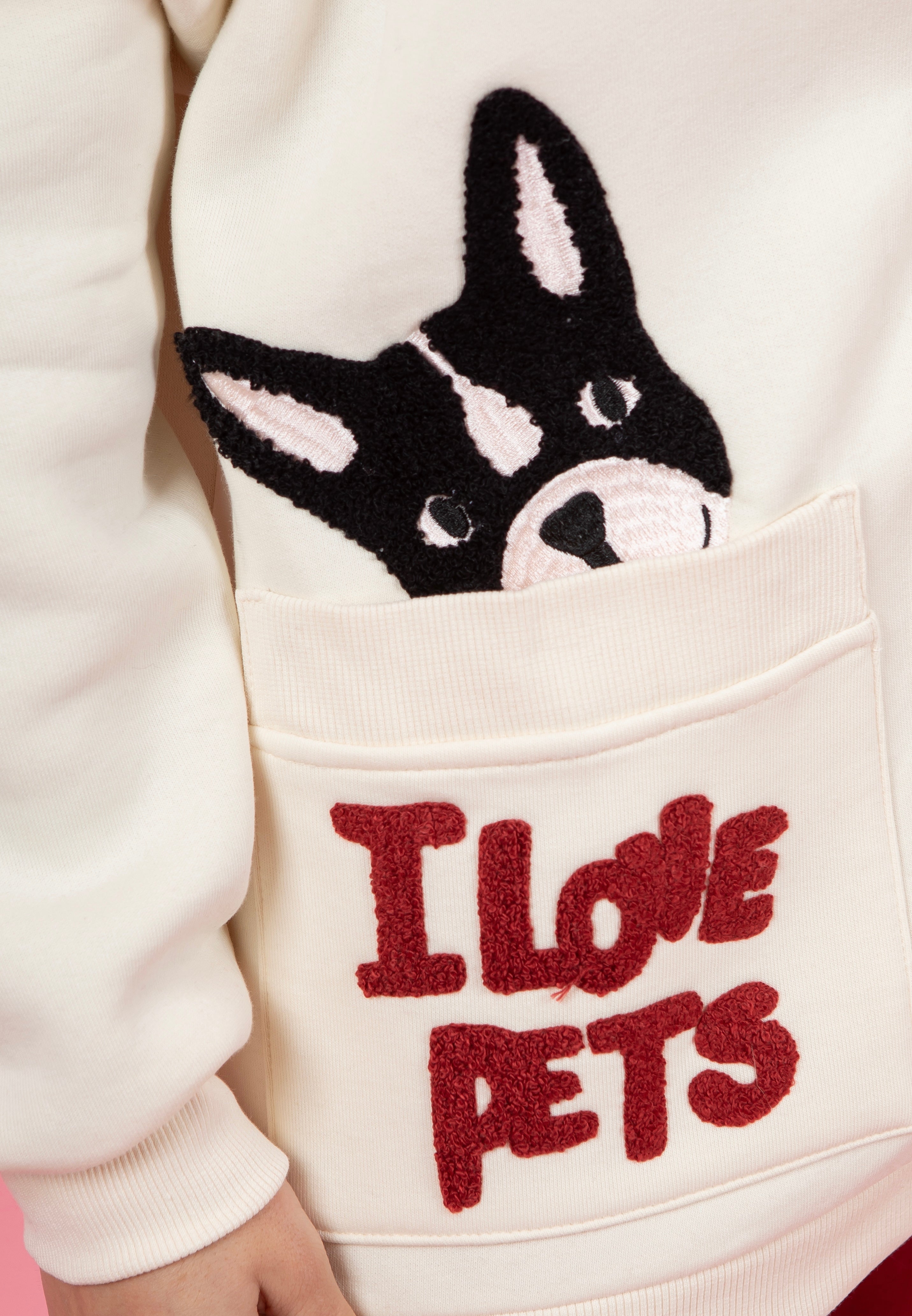 Cardigan felpato bianco