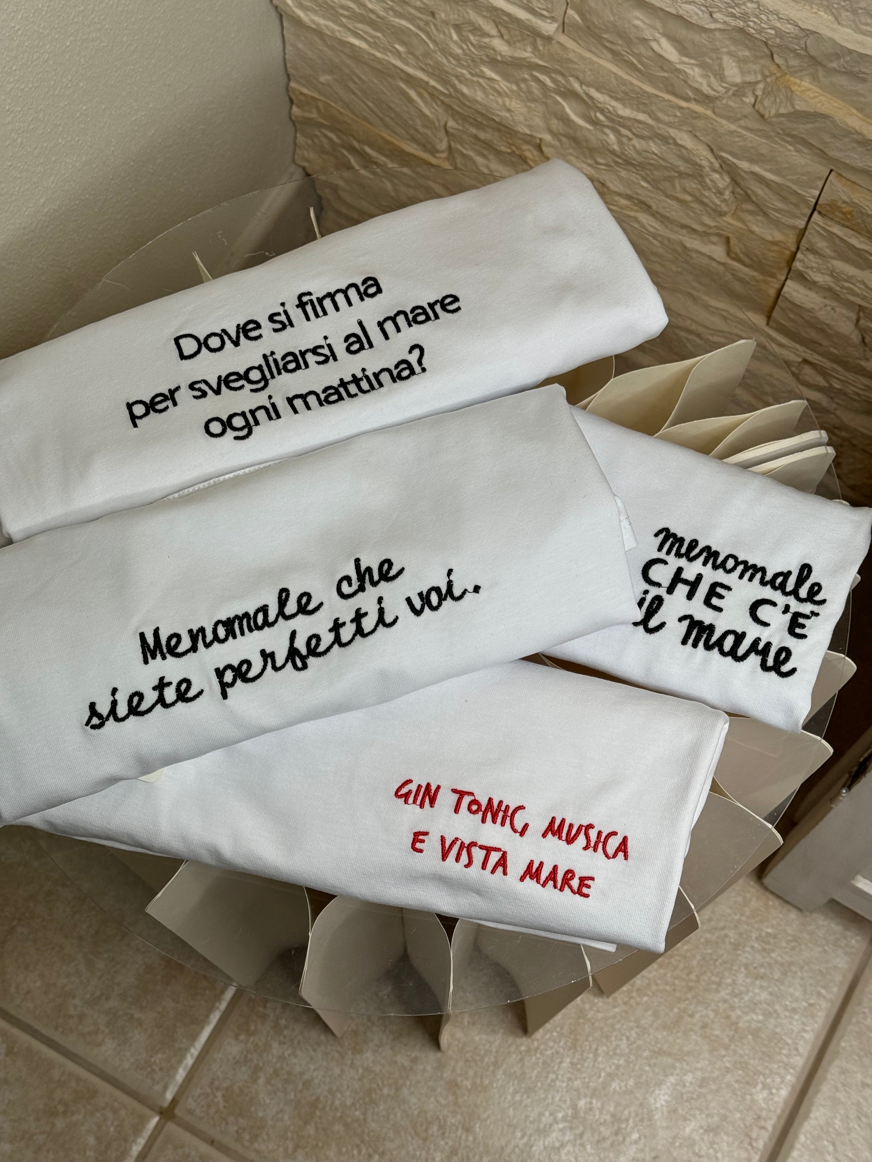 T-shirt scritte