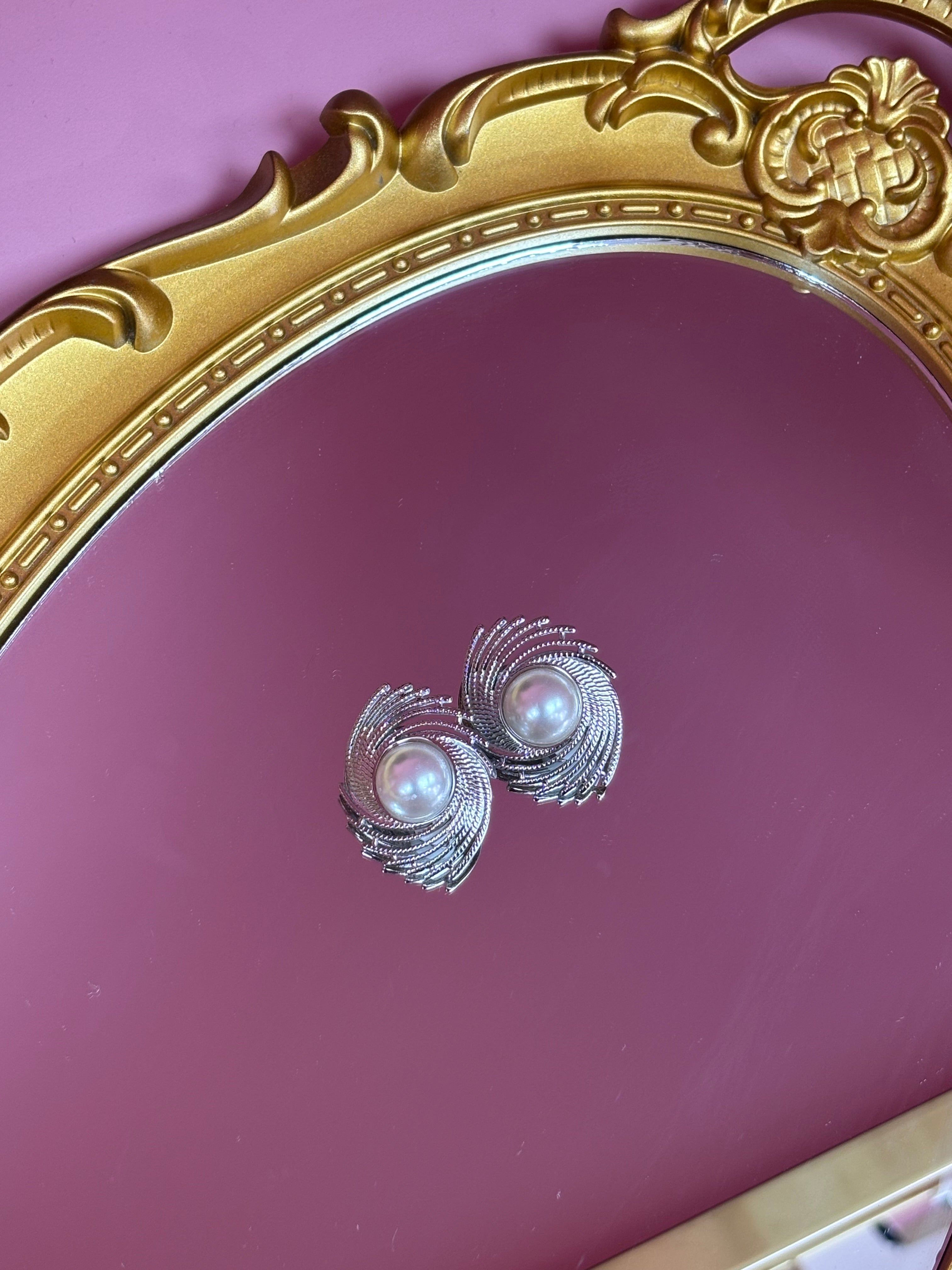 Orecchini perla argento