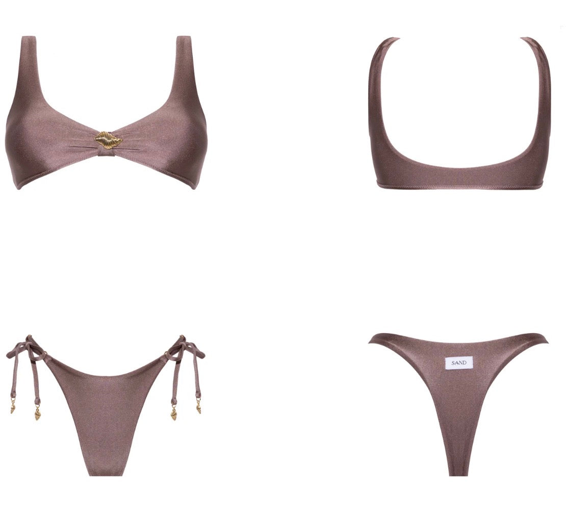 Nerea Dark Sand Bikini
