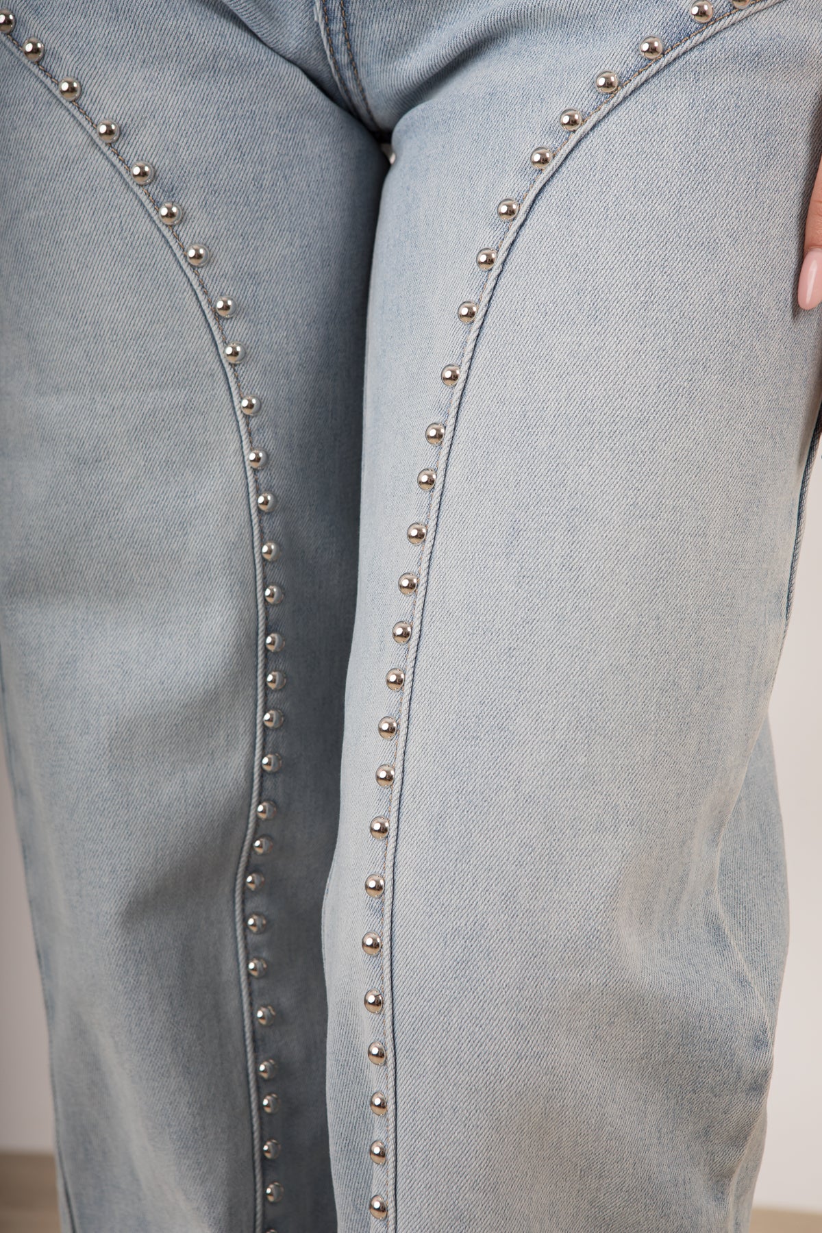 Jeans borchie