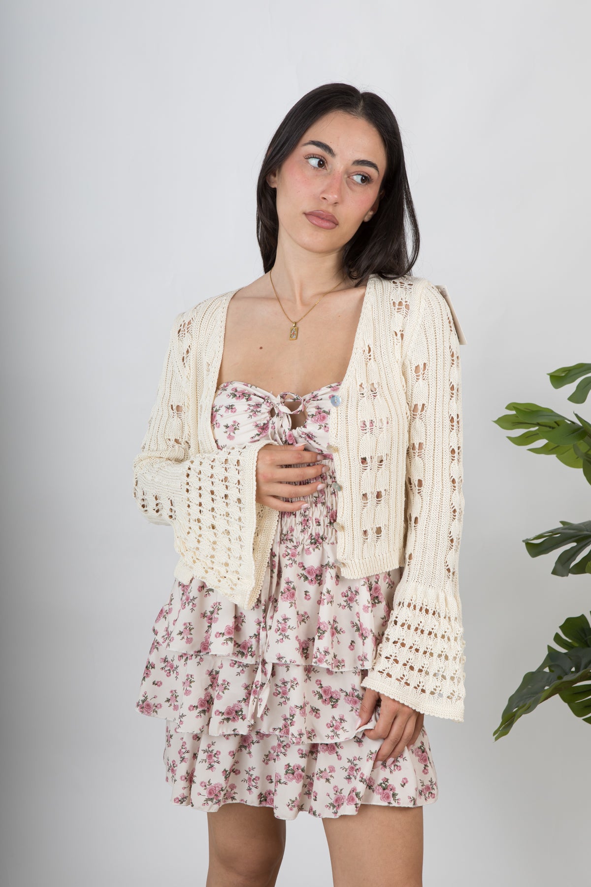 Cardigan in crochet