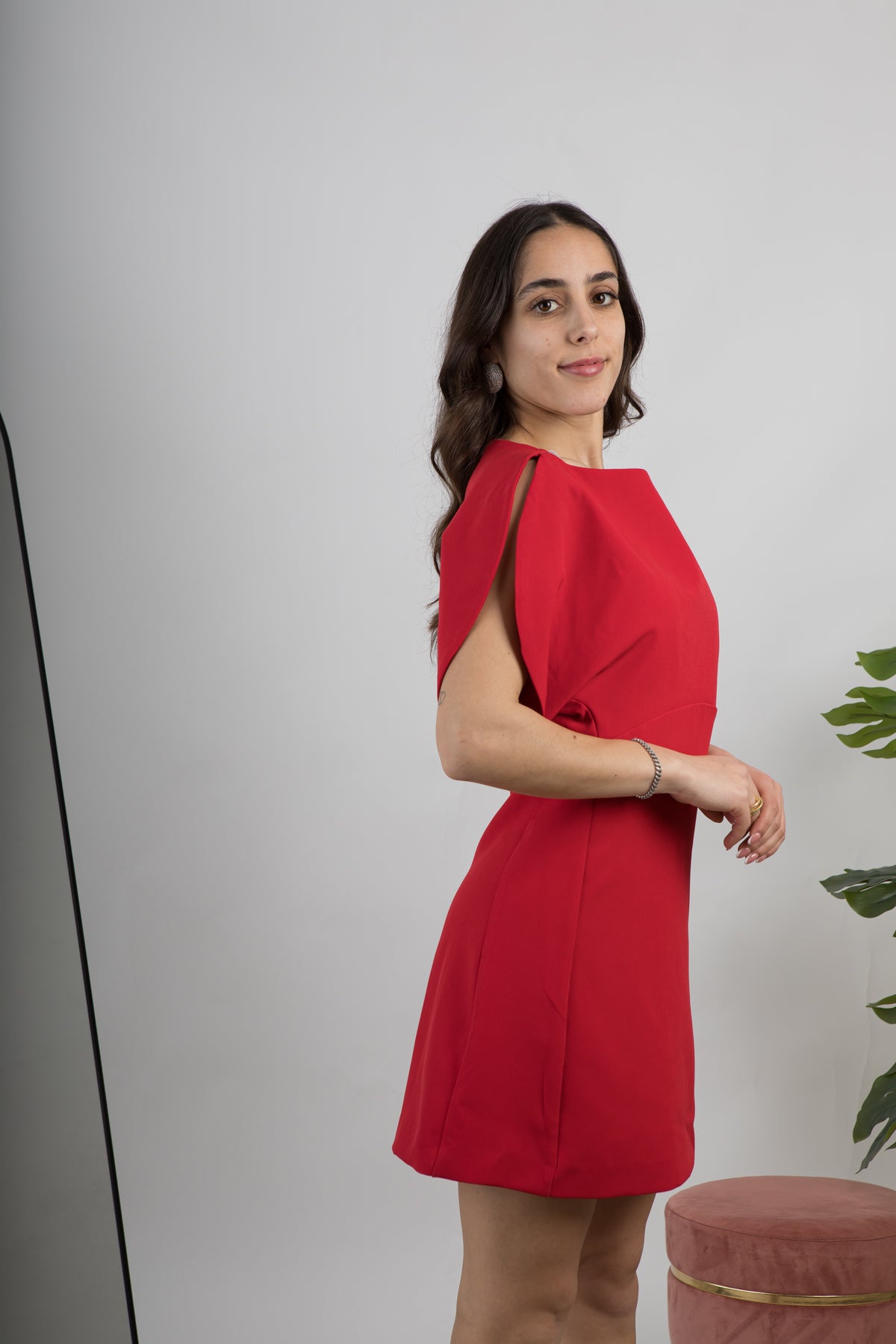 Abito Lumina con maniche a sbuffo