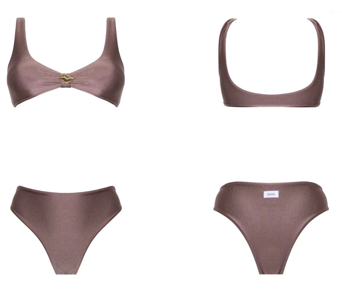 Nerea Dark Sand Bikini