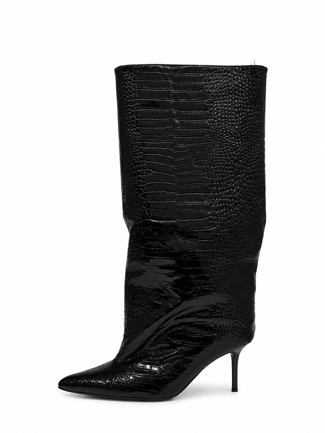 Stivale vernice nero