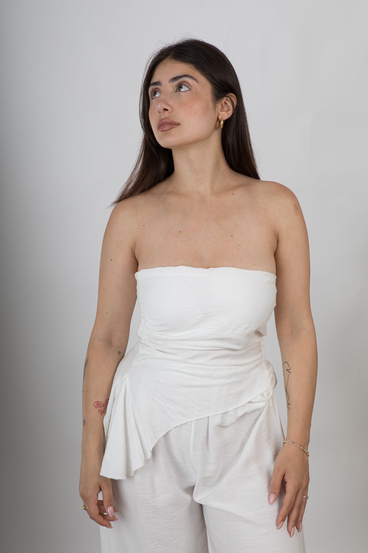 Completo a fascia bianco