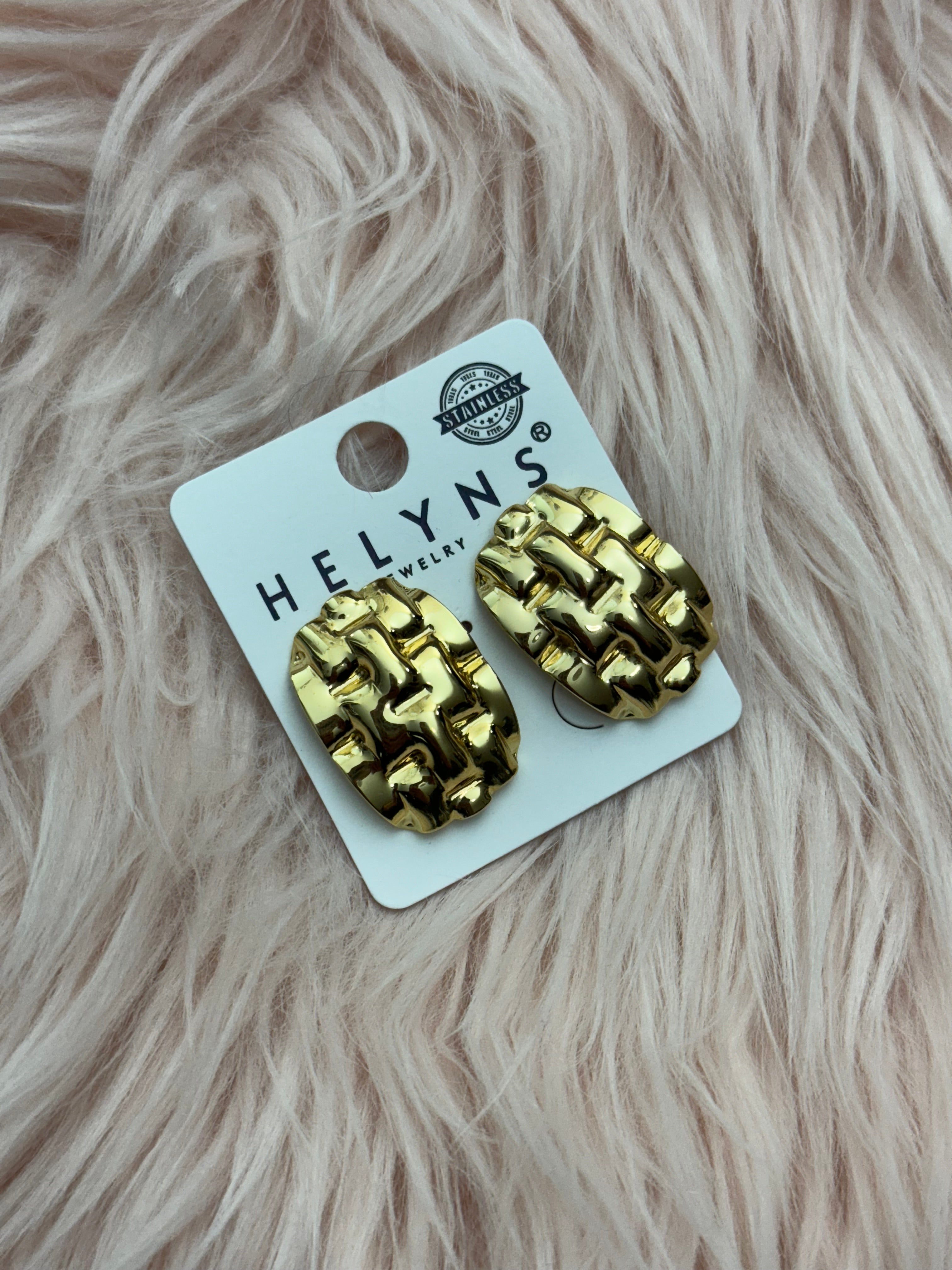 Orecchini a intreccio gold