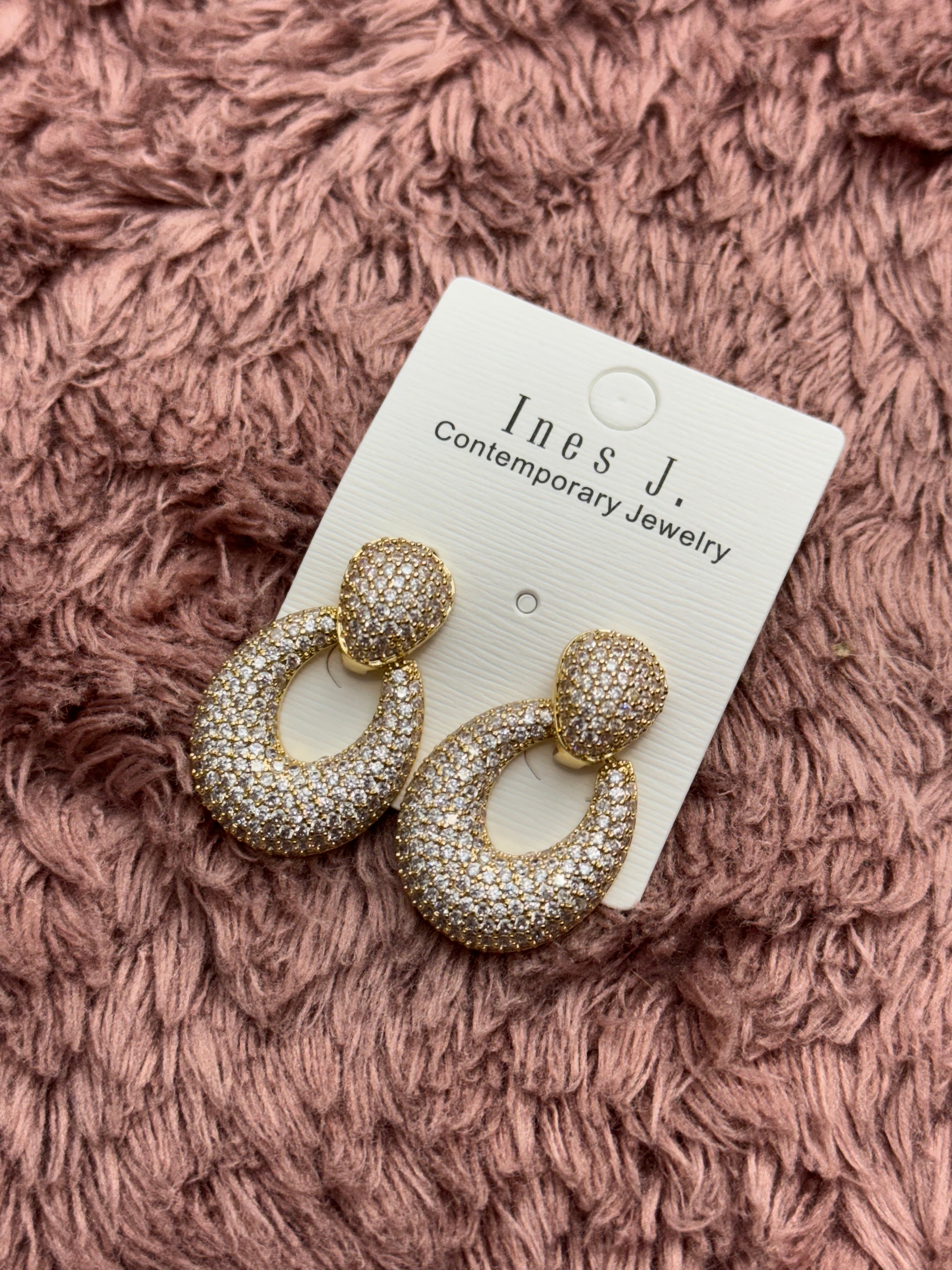 Orecchini Luna brillante