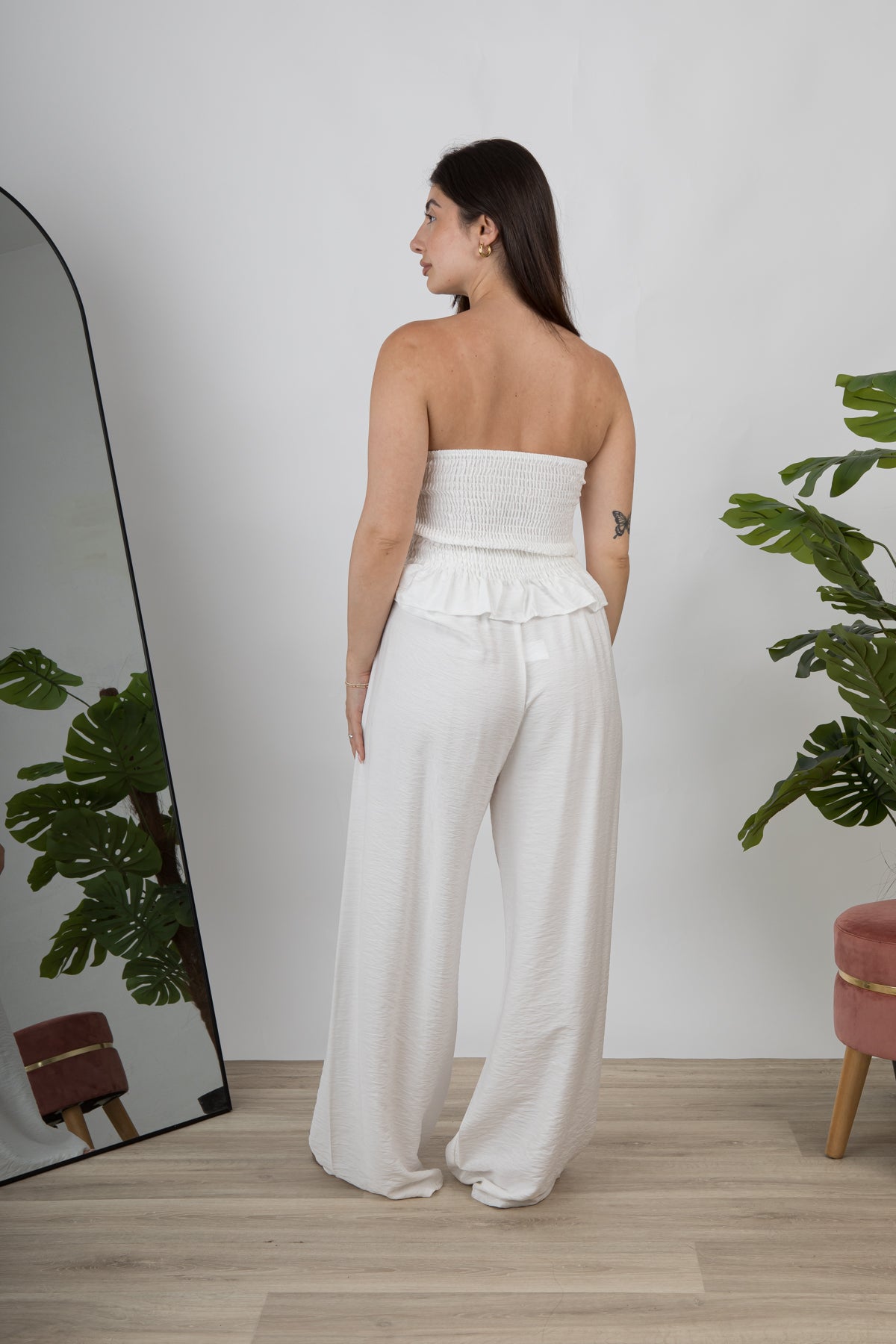 Completo a fascia bianco